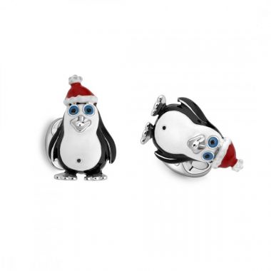 Deakin & Francis Silver Penguin Cufflinks