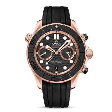 Omega Seamaster Diver 300m Master Chronometer Chronograph Sedna Gold 44mm