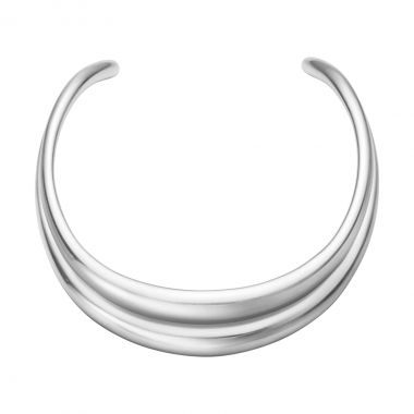 Georg Jensen Curve Neck Ring, Sterling Silver
