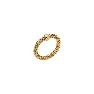 Fope Flex'It Essentials 18ct Yellow Gold Ring