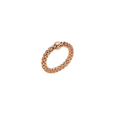 Fope Flex'It Essentials 18ct Rose Gold Ring