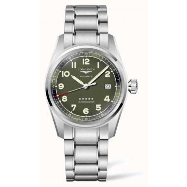 Longines Spirit Automatic Chronometer Green Dial 40mm