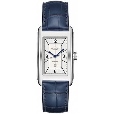 Longines DolceVita Sector Silver Dial & Blue Leather