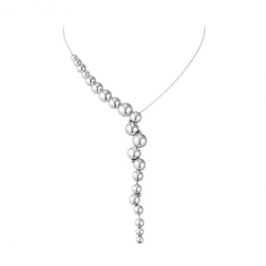 Georg Jensen Moonlight Grapes Necklace, Oxidised Sterling Silver