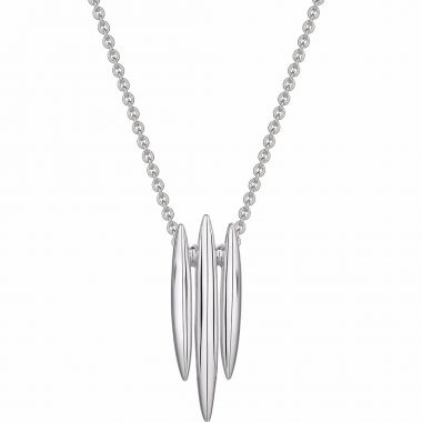 Shaun Leane Men's Silver Arc Triple Necklace